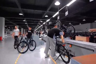 E-bike factory daily production.#ebikes #electricbikes #electricbikeshop #ebikestore #ebikefactory