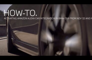 How To Activate Amazon Alexa Car Integration in BMW OS8 (Nov '22 & Newer) | BMW USA Genius How-To