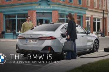 The new BMW i5 - Charging with Optimized Routes