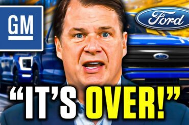 MASSIVE EV CAR MARKET CRASH! Ford & GM Can't Sell EVs!