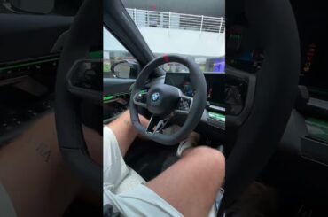 Jordan Sanford Showcases the Electric Potential of the BMW i5 | BMW USA #shorts