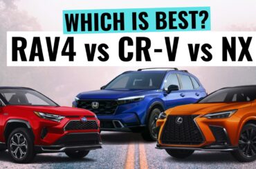 2024 Toyota RAV4 Hybrid VS Honda CR-V Hybrid VS Lexus NX 350h || Good, Better & Best