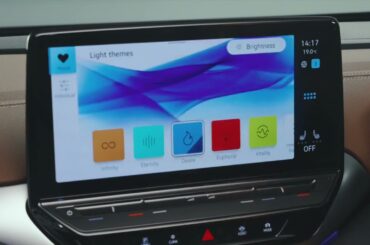Volkswagen ID. interior ambient lighting with 30 colour options - Volkswagen Easy To Understand