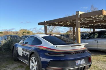 These two insane Porsche Dakars seen just a few hours apart!