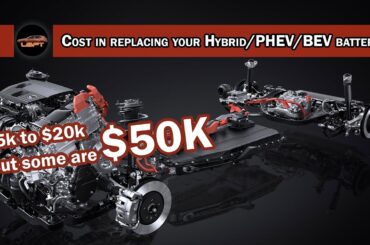 Cost of Replacement Battery - Hybrid, Plugin Hybrids, BEVs