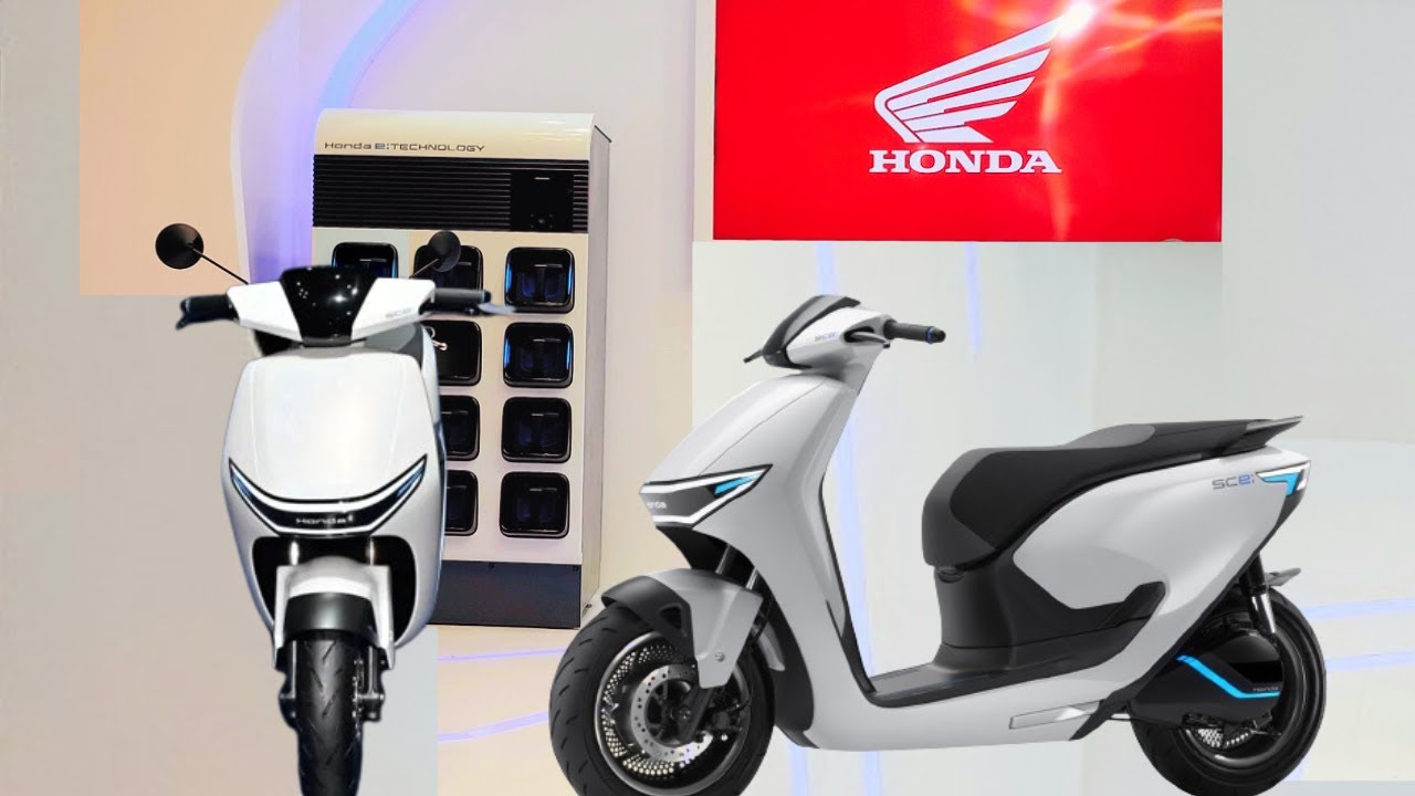 2024 New Honda Electric Scooter SC e Concept Japan Mobility Show 2023 EVSHIFT