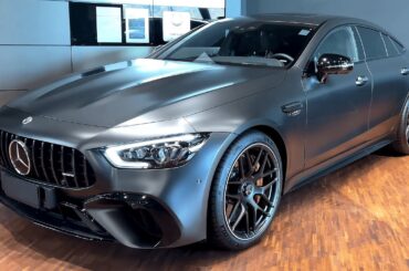 Walk around the New 2024 Mercedes Benz AMG GT63 Plug-in Hybrid Interior Exterior