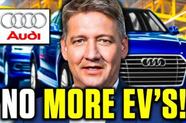 HUGE NEWS! Audi CEO Shocking WARNING To All EV Makers!
