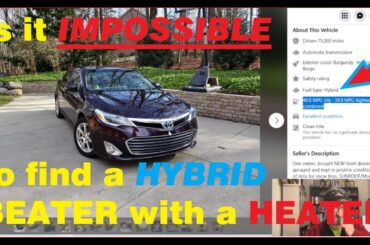 Would YOU buy this USED HYBRID?