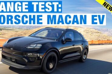 Porsche Macan EV Highway Range Test | Behind the Wheels of Porsche’s First Electric SUV
