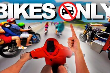 Only Motorcycles Are Allowed Here!