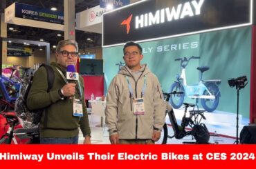 Himiway Unveils Their Electric Bicycles at CES 2024
