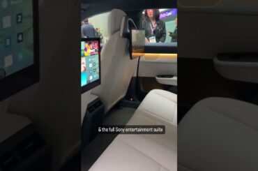 Sony and Honda partnered up to make an electric car called Afeela! #automotive #electriccar