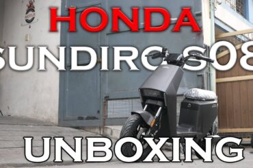 HONDA SUNDIRO S08 ELECTRIC MOTORCYCLE UNBOXING
