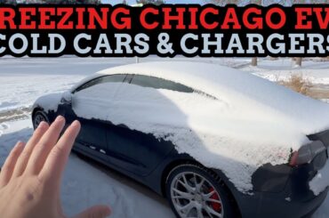 The Real Story Behind Electric Cars Freezing In Chicago - Clogged Chargers, Cold Batteries, Stranded