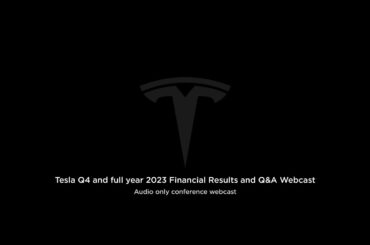 Tesla Q4 and full year 2023 Financial Results and Q&A Webcast