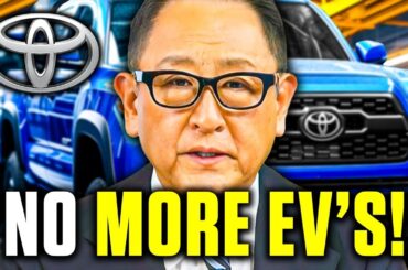 HUGE NEWS! Toyota CEO Shocking WARNING TO SHUT DOWN EVs!