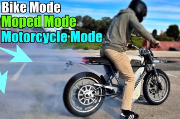 E - BIKE   To  E - MOTORCYCLE | Land Moto 3 in 1 Bike