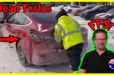Freezing weather leaves DOZENS of DEAD EVs stranded | MGUY Australia
