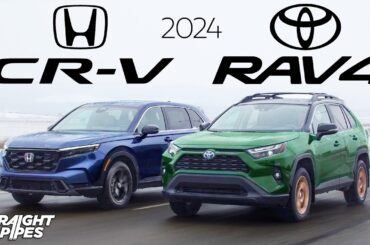 2024 Honda CR-V vs Toyota RAV4 Review - BEST SELLERS!