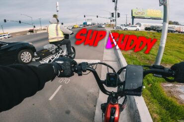 Taking this Cool Red eBike to The Grocery Store (I love this bike)