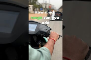 How much range can you add with Coasting Regeneration#ather450x #olas1pro #electricvehicle