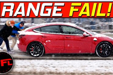 Tesla Model 3 SUB-ZERO Range Test: We All Know That EV Range Is Bad In The Cold...But THIS Bad!