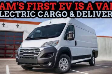 Ram's First Electric Vehicle - A Van! Ram Promaster EV vs Ford E-Transit vs Rivian EDV | Episode 242