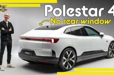 New Polestar 4 EV detailed First Look - why the classy electric family car has NO REAR WINDOW