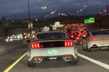 Mustang with alternative fuel plate