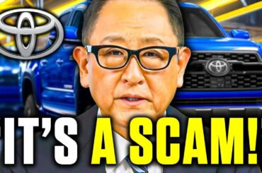 HUGE NEWS! Toyota CEO Had ENOUGH & SHUT DOWN ALL EVs!