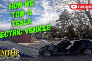 How we tow a Tesla Electric Vehicle