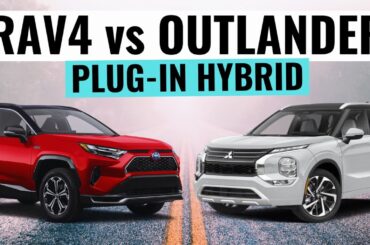 2024 Toyota RAV4 Prime VS Mitsubishi Outlander PHEV || Which Plug In Hybrid SUV Is Best?