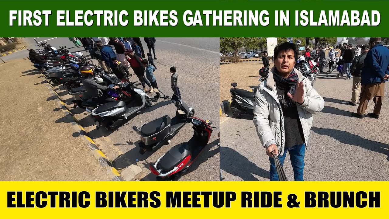 FIRST ELECTRIC BIKES MEETUP IN ISLAMABAD EVSHIFT
