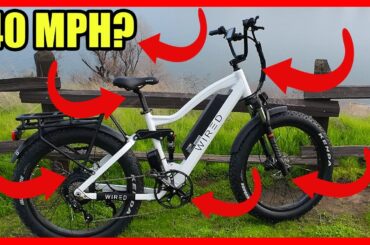 This 40 MPH E-BIKE Will Melt Your Face Off!! * 2024 Wired Freedom Review