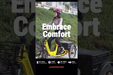 #Addmotor E-310 #Citytri #ebike #etrike  Ride with ease, embrace comfort, find joy in every turn.