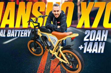 Dual Battery Ebike Under $1000! - Jansno X70 Review