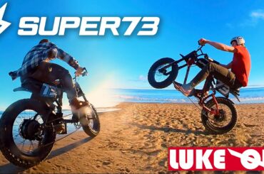 ELECTRIC BIKES SHRED THE BEACH / SUPER 73 RX