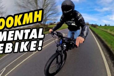 Are 100kmh bikes TOO MUCH??? Testing the Kirbebike 4000w ebike kit