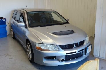 My unicorn waiting for summer. Evo wagon, 99% stock and manual