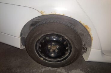 Rust on a 2009 Toyota Corolla