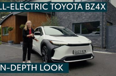 Toyota bZ4X review: our sleek all-electric family SUV