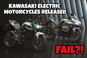 Kawasaki Releases New Electric Motorcycles - FAIL?!
