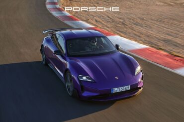 Strap in for a class record lap of the Nürburgring Nordschleife in a Taycan Turbo GT