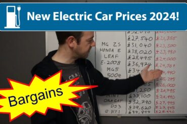 New Electric Car Prices 2024! (Discounts Galore!)