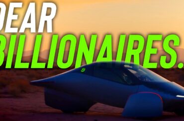 Dear Billionaires...