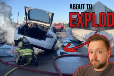 THIS is the MOST FRIGHTENING Scenario With An EV Battery (Not Fire)