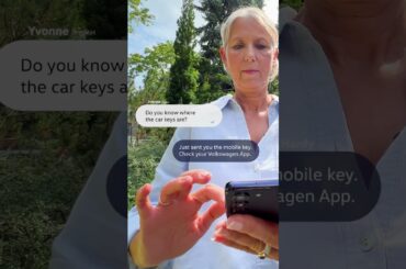 With the mobile key there‘s no need to look for your car keys anymore.