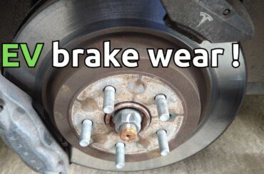 Electric vehicle brake wear at 40k miles (on a Hyundai Ioniq 38kWh)