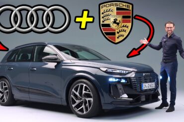 Audi Q6 e-tron final REVEAL of the Porsche Macan EV brother